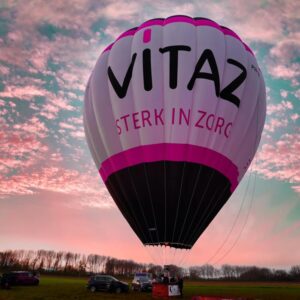 Doop VITAZ Luchtballon groot succes!