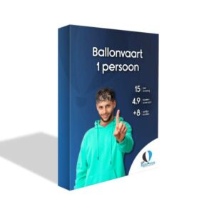 Ballonvaart voor een persoon het ideale cadeau