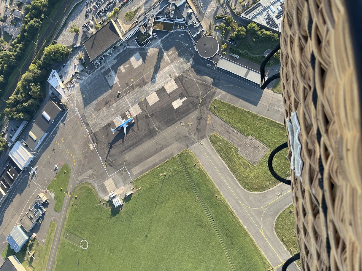 Ballonvaart over de Luchthaven van Antwerpen